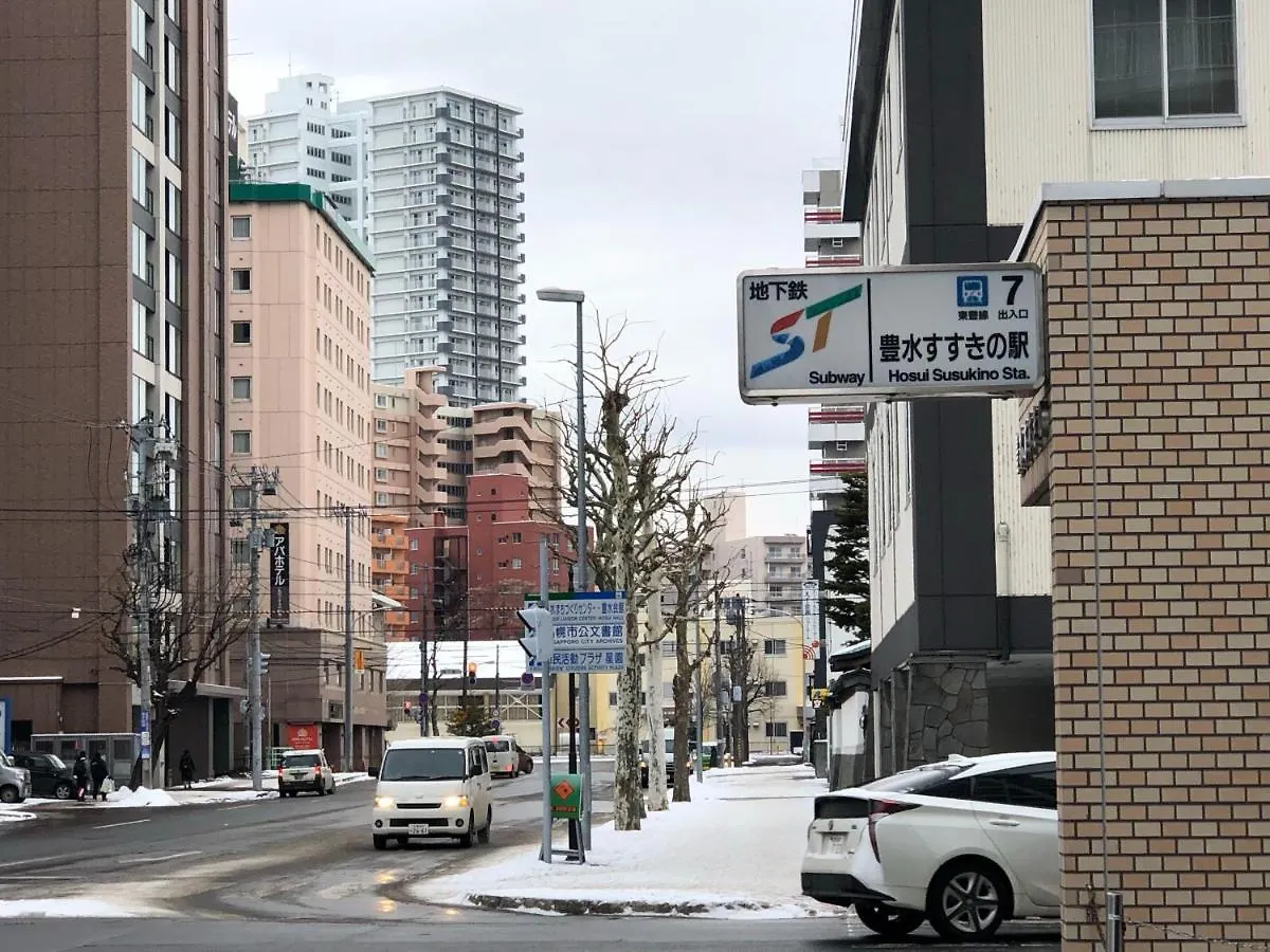 アパート Downtown Area Spacious Cozy Room Susukino Ik501 札幌市